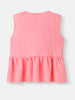 Girls Crepe Assymetric Clothing Set |Frill Top and Pants Set | 2-8 Years