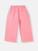 Girls Crepe Assymetric Clothing Set |Frill Top and Pants Set | 2-8 Years