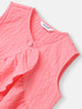 Girls Crepe Assymetric Clothing Set |Frill Top and Pants Set | 2-8 Years