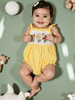 Nautinati Girls Gingham Strap Sleeves Romper|Cotton| Strap Sleeves | Age 3 - 24 Months