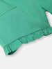 Nautinati Girls' T-shirt and Shorts Set With Crochet|Cotton| Age 0 - 2 Years
