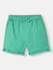 Nautinati Girls' T-shirt and Shorts Set With Crochet|Cotton| Age 0 - 2 Years