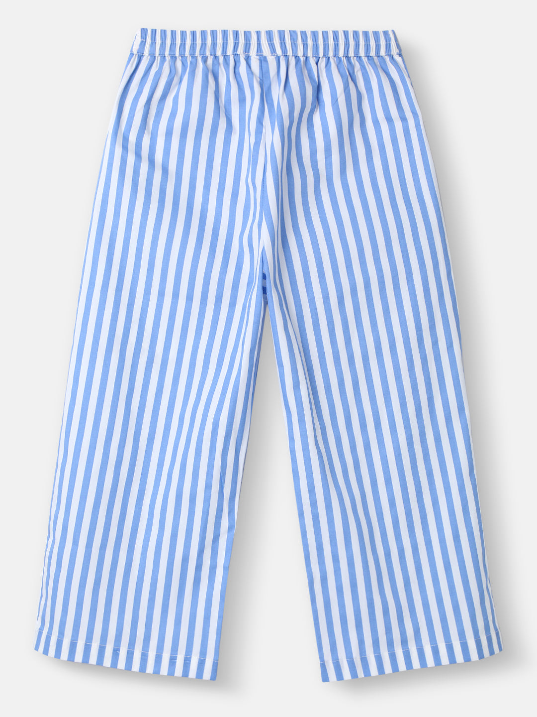 Nautinati Girls Striped Top and Pants Set|Ruffle Sleeves| Age 4 - 8 Years