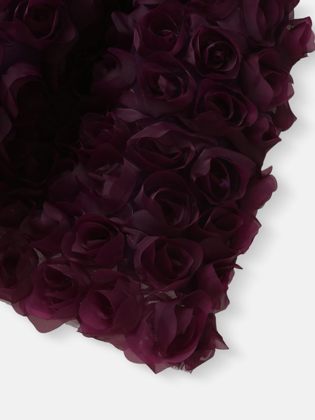 Nautinati Girls' Party Frock With Roses and Pearl Embellishment