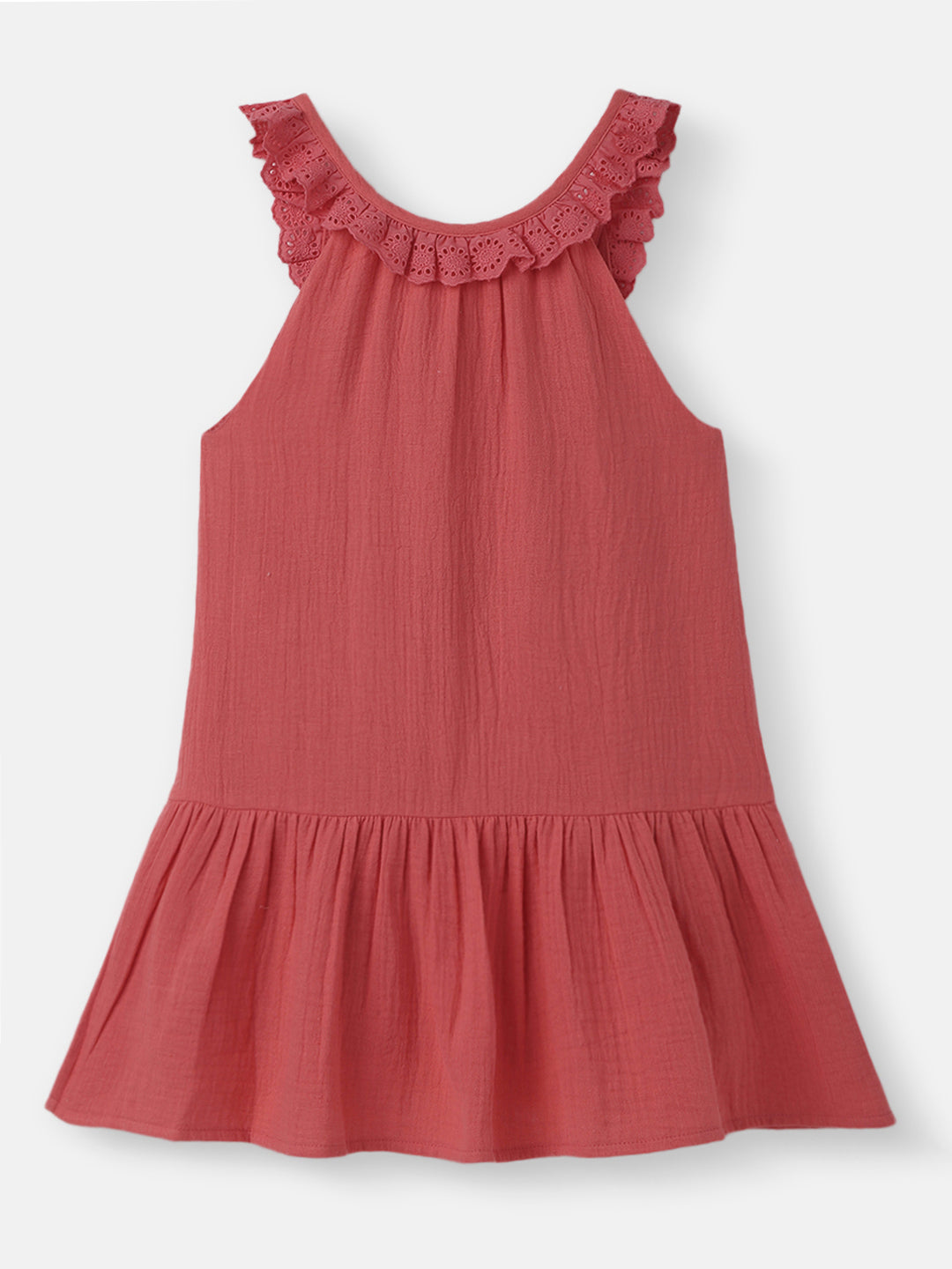 Nautinati Girls Schiffli Dress | Age 2 - 10 Years
