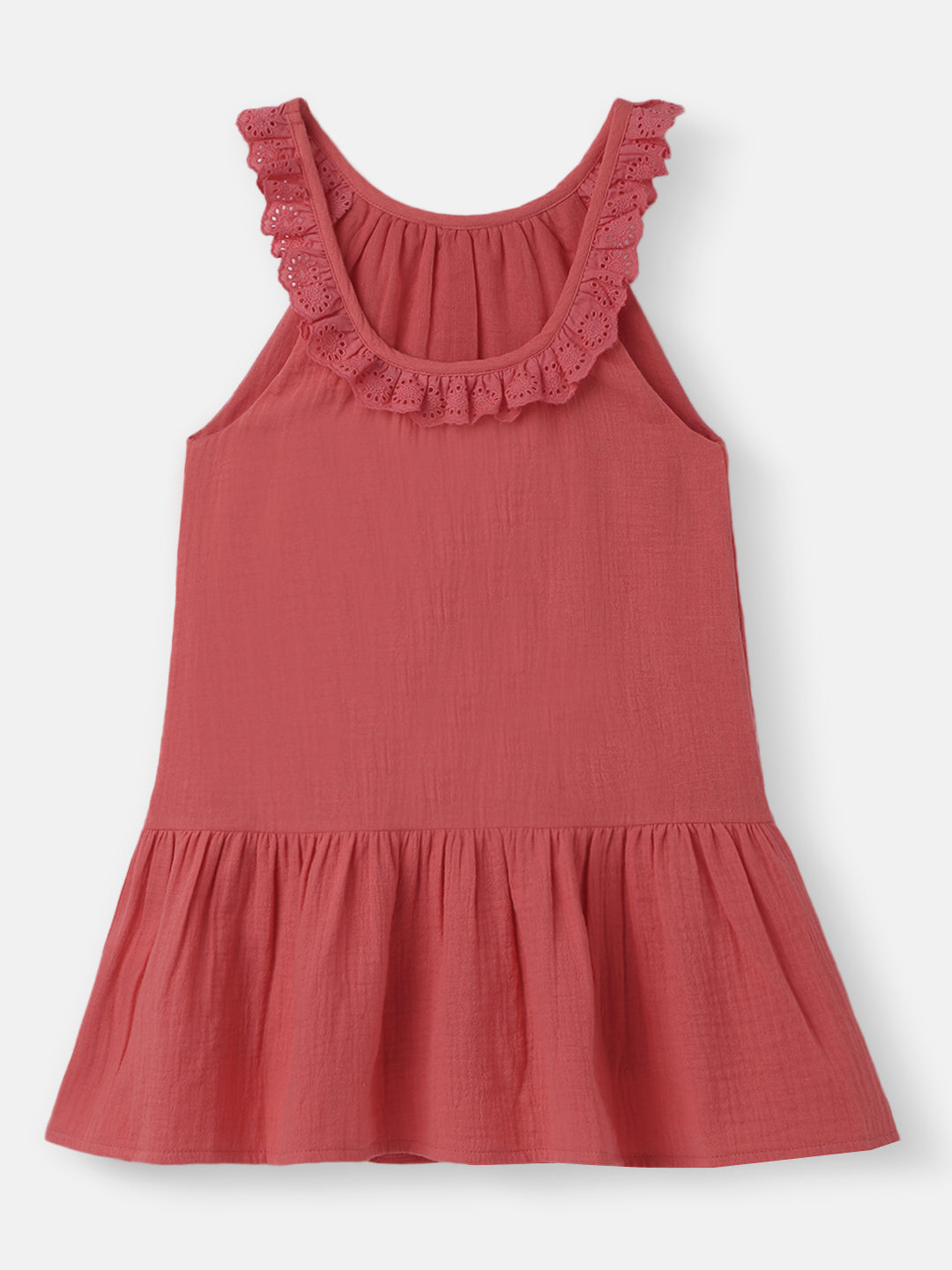 Nautinati Girls Schiffli Dress | Age 2 - 10 Years