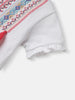 Girls Cotton Regular Top |Embroidery and Tassels| Half Sleeves with Ruffle Hem|  2-10 Years