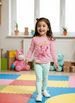 Nautinati Disney Girls Cotton Minnie Mouse Graphic Printed T-shirt