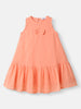 Girls Swiss Dot Cotton Dress |Drop Waist Style | All Over Printed | 2-10 Years