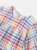 Nautinati Girls Cotton Gingham Top|Flared Sleeves| Age 2 - 10 Years