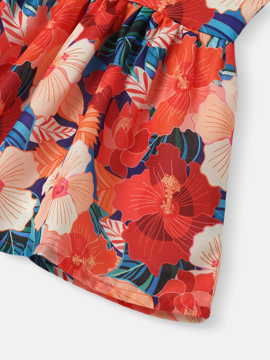 Nautinati Girls Floral Dress | Age 3 - 24 Months