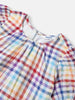 Nautinati Girls' Multicolour Seersucker Top with Puff Sleeves | Age 2-10 Years