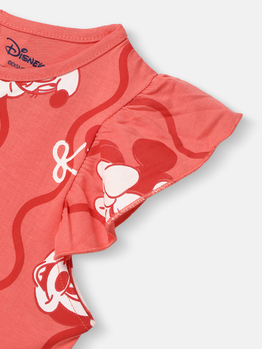 Nautinati Girls' Regular Collar Disney Printed Poplin Dress