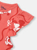 Nautinati Girls' Regular Collar Disney Printed Poplin Dress