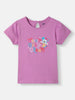 Nautinati Girls' Minnie Mouse Graphic Cotton Top | Half Sleeves | Age 12-18M