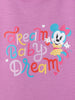 Nautinati Girls' Minnie Mouse Graphic Cotton Top | Half Sleeves | Age 12-18M