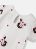 Nautinati Girls Snow White Printed Cotton Dress