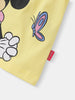 Nautinati Girls' Minnie Mouse Graphic Cotton Top | Half Sleeves | Age 12-18M