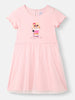 Girls Knit and Woven Frock |Graphic Printed Tulle Dress| 2-10 Years