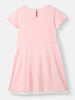 Girls Knit and Woven Frock |Graphic Printed Tulle Dress| 2-10 Years