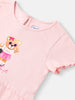 Girls Knit and Woven Frock |Graphic Printed Tulle Dress| 2-10 Years