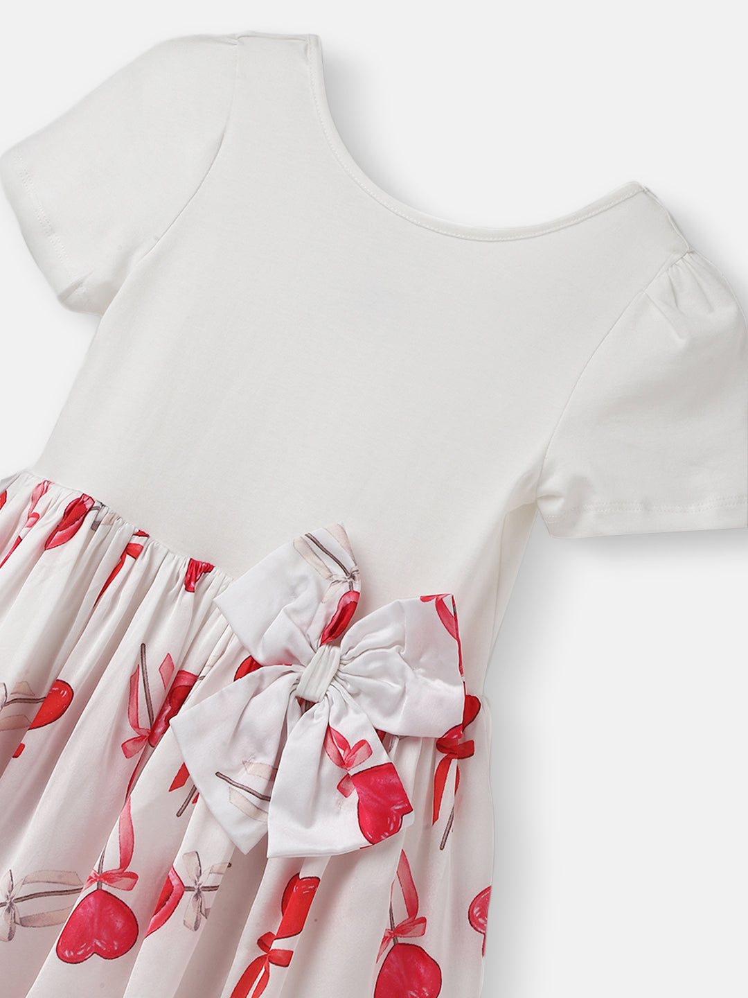 Nautinati Girls Printed Cotton Dress