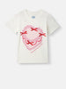 Nautinati Girls'  Digital Printed Halfsleeve T- shirt