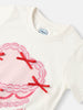 Nautinati Girls'  Digital Printed Halfsleeve T- shirt