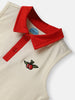 Girls Cotton Polo T-shirt |Sleeveless Tee |Embroidery Patch| 2-10 Years