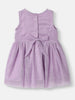 Nautinati Girls' Mesh Party Dress|Applique Design with Lace| Age 0 - 2 Years