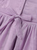 Nautinati Girls' Mesh Party Dress|Applique Design with Lace| Age 0 - 2 Years