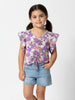 Nautinati Girls' Printed Top | Elastic Detail | Age 2 - 10 Years