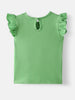 Nautinati Girls' Pack of 2 Single Jersey Cotton Printed Tops