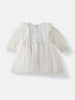 Nautinati' Girls' Mesh Embroidered Party Frock