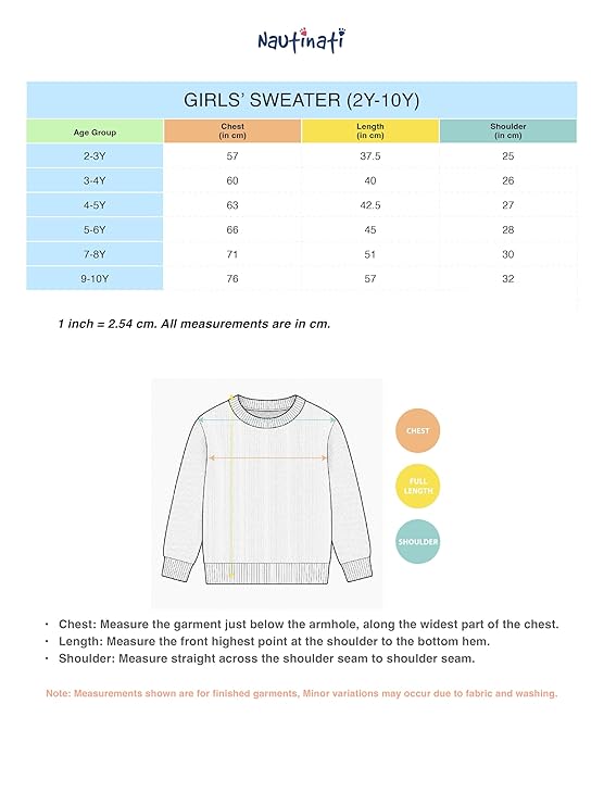 Nautinati Butterfly Print Sweater for Girls