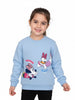 Nautinati Blue Minnie Mouse and Daisy Duck Print Sweatshirt for Girls