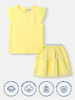 Nautinati's Girls' Party Set of Tiered Tulle Skirt and Top With Hairband