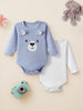 Nautinati Soft Cotton Bodysuits for Infants Newborn Baby Boys & Girls – Pack of 2