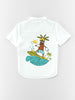 Nautinati Boys' Cotton Graphic Printed Shirt and Cargo Shorts with Patch Pockets