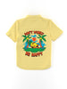 Nautinati Boys' Cotton Graphic Printed Shirt and Cargo Shorts with Patch Pockets