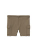 Nautinati Boys' Cotton Graphic Printed Shirt and Cargo Shorts with Patch Pockets