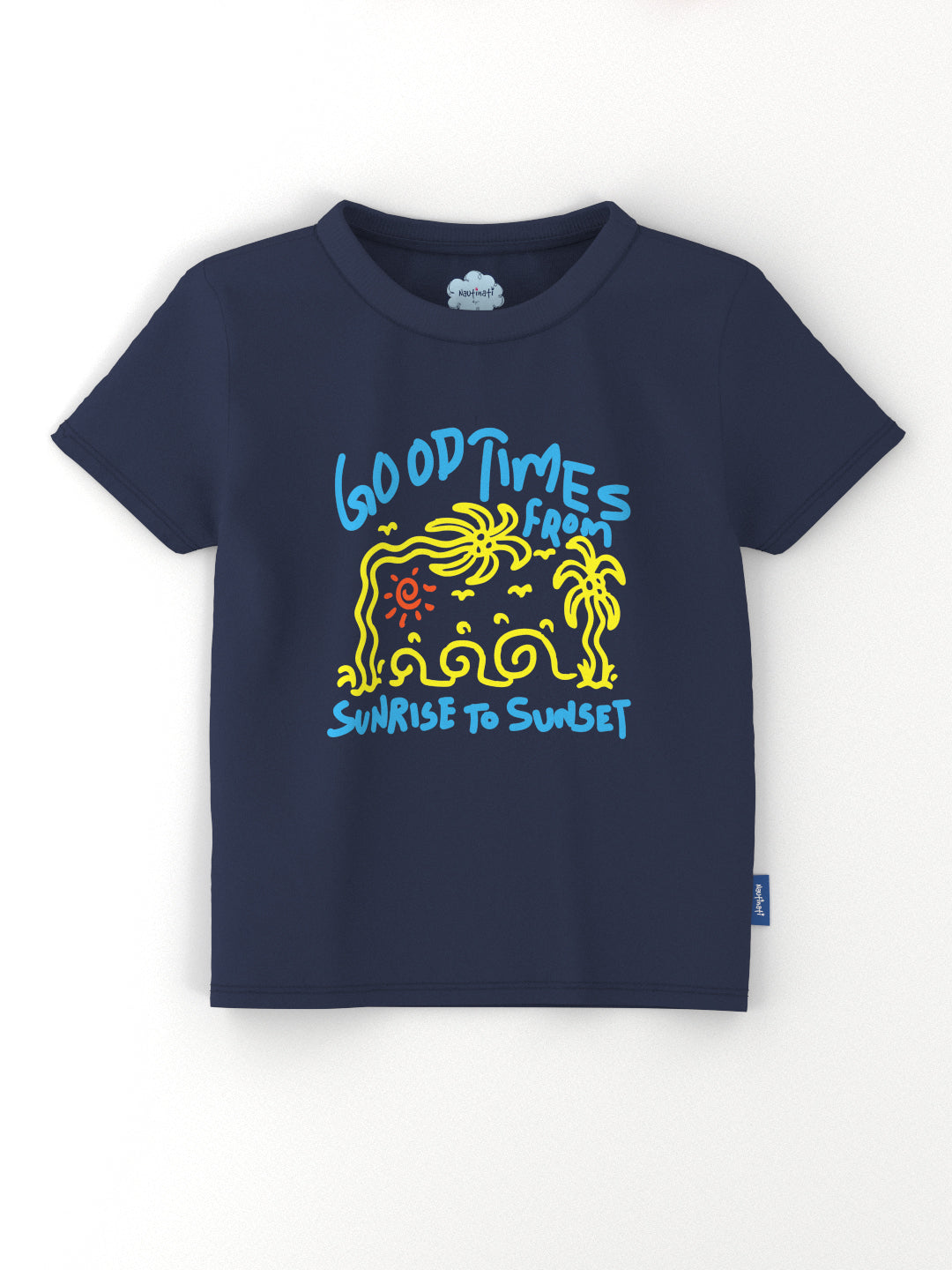 Nautinati Boys' Cotton Pack of 3 Printed T-shirt