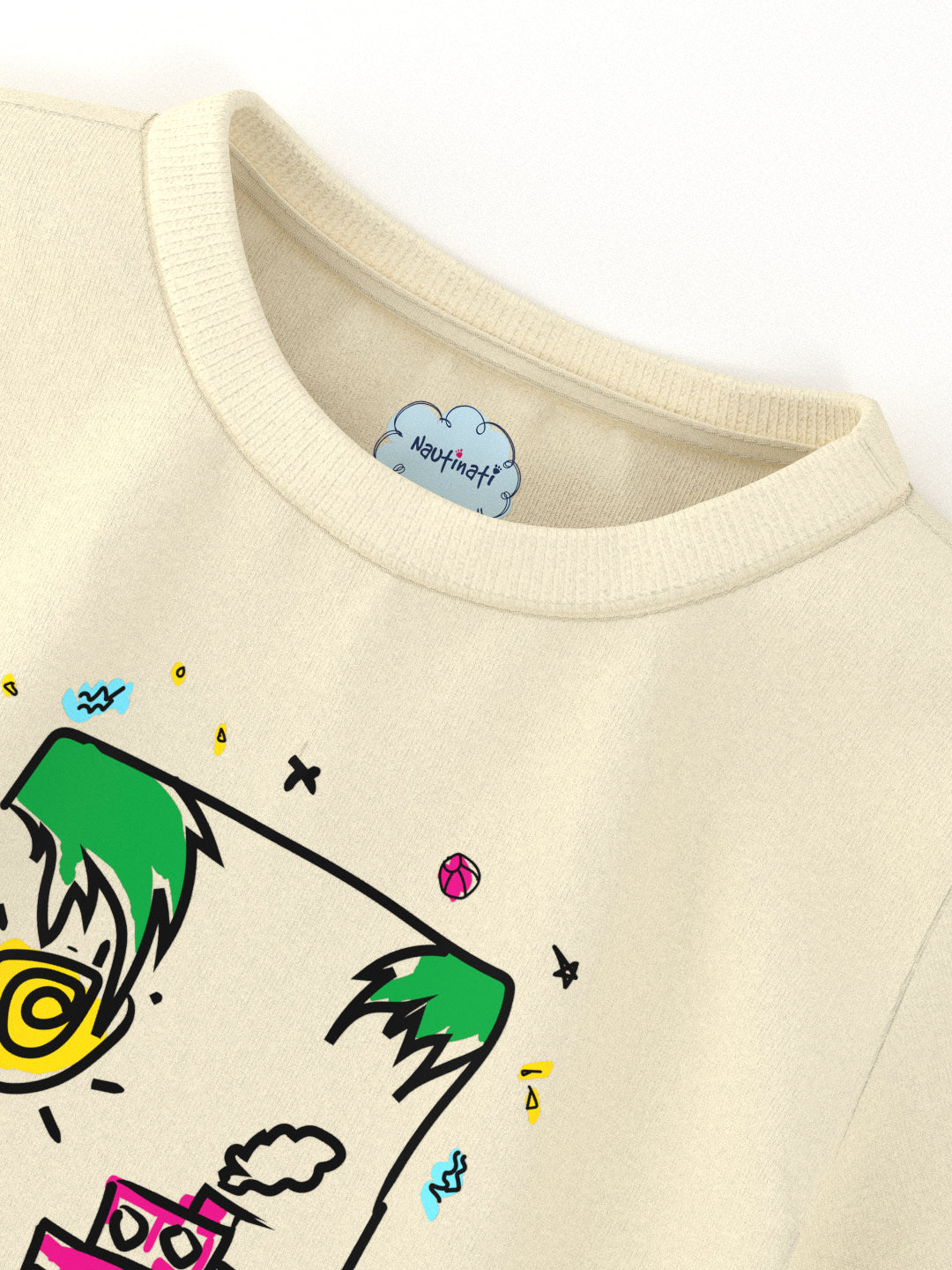 Nautinati Boys' Cotton Pack of 3 Graphic Print T-shirt