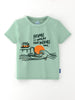 Nautinati Boys' Pack of 2 Cotton Beach Graphic Printed T-shirts