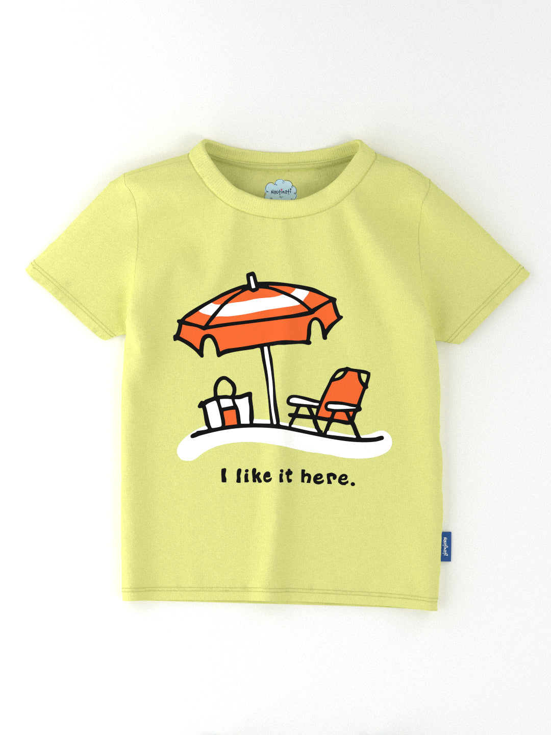 Nautinati Boys' Pack of 2 Cotton Beach Graphic Printed T-shirts