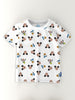 Nautinati Boys' Cotton Mickey & Donald Duck Printed T-shirt and Joggers