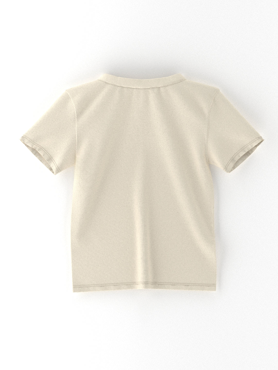 Nautinati Unisex Cotton T-shirt |Sticker Printed| Age 2 - 10 Years