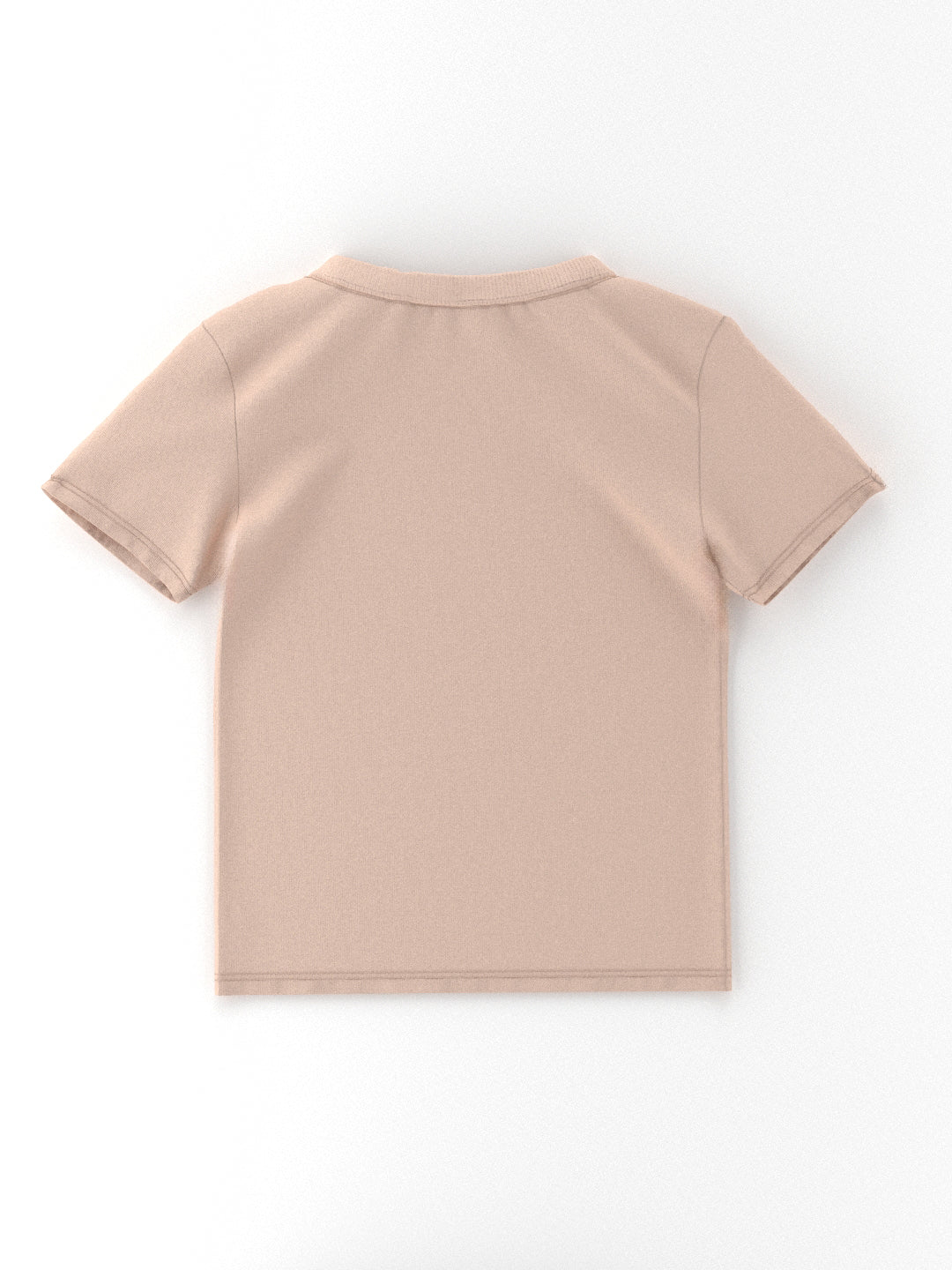 Nautinati Unisex Cotton T-shirt |Sticker Printed| Age 2 - 10 Years