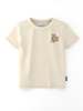 Nautinati Unisex Cotton T-shirt |Sticker Printed| Age 2 - 10 Years