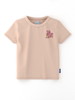 Nautinati Unisex Cotton T-shirt |Sticker Printed| Age 2 - 10 Years